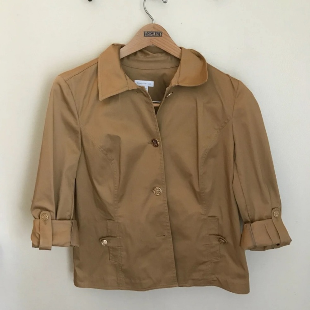 Charter Club Trench Coat size L